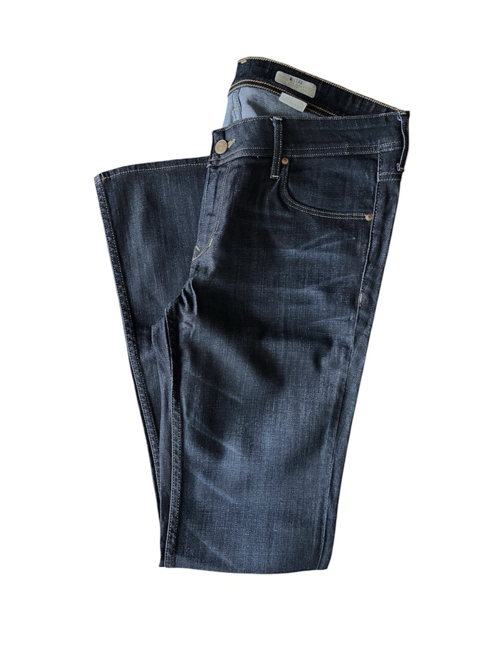 H&M Women's Boot Cut Jeans - Dark Indigo Blue